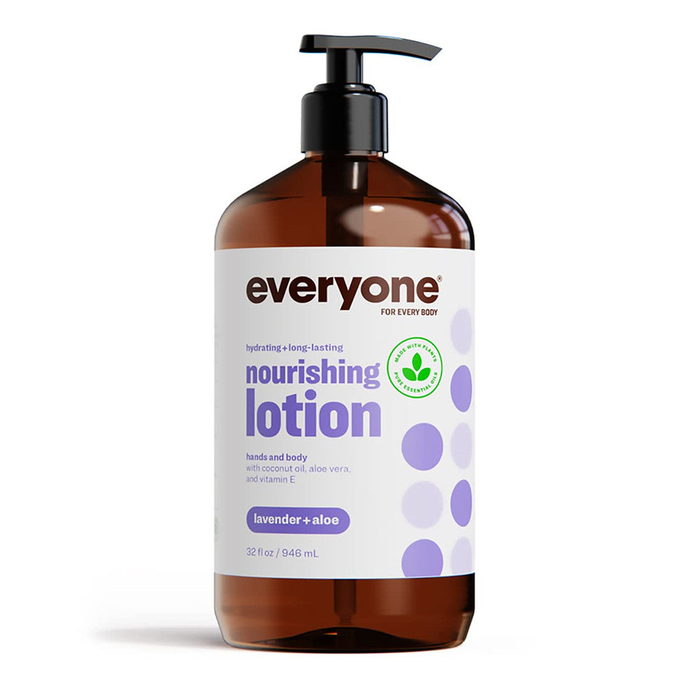 Everyone Everyone Body Lotion, Lavender And Aloe, 32 Oz